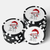 Lot De Jeton De Poker Hipster Christmas Giraffe | Vacances (Empiler)