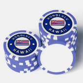 Lot De Jeton De Poker Honolulu Hawaii (Empiler)