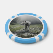 Lot De Jeton De Poker Husky Sibérien Blanc (Simple)