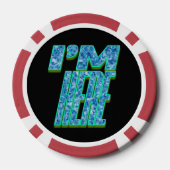 Lot De Jeton De Poker I’m Here (Verso)