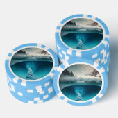 Lot De Jeton De Poker Icy Mountain View (Empiler)