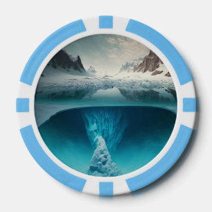 Lot De Jeton De Poker Icy Mountain View