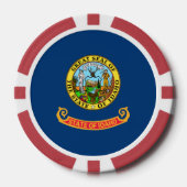 Lot De Jeton De Poker Idahoan Flag, Flag of Idaho (Recto)