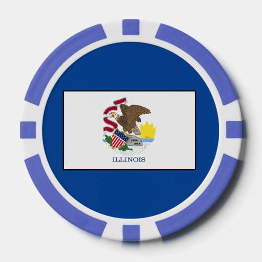 Lot De Jeton De Poker Illinois (Recto)