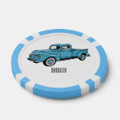 Lot De Jeton De Poker Illustration classique de la caricature pour camio (Simple)