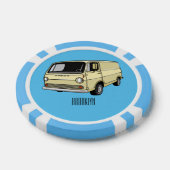 Lot De Jeton De Poker Illustration classique de van (Simple)