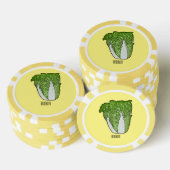 Lot De Jeton De Poker Illustration de chou chinois (Empiler)
