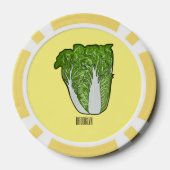 Lot De Jeton De Poker Illustration de chou chinois (Verso)