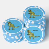 Lot De Jeton De Poker Illustration de dinosaure T rex drôle (Empiler)