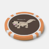 Lot De Jeton De Poker Illustration de gecko tan tan mignon (Simple)