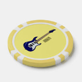Lot De Jeton De Poker Illustration de guitare électrique (Simple)