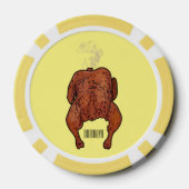 Lot De Jeton De Poker Illustration de poulet rôti (Verso)