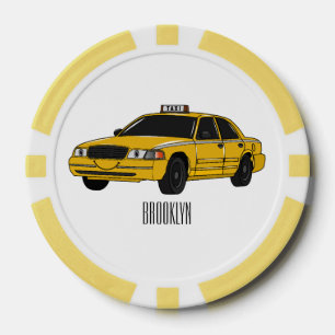 Lot De Jeton De Poker Illustration de taxi