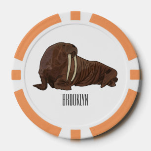 Lot De Jeton De Poker Illustration de Walrus