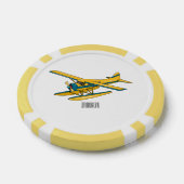 Lot De Jeton De Poker Illustration d'hydravion (Simple)