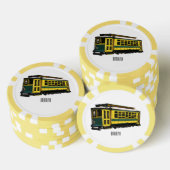 Lot De Jeton De Poker Illustration du chariot Mata (Empiler)