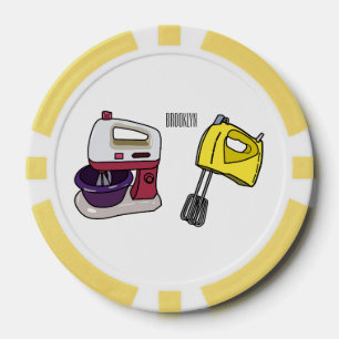 Lot De Jeton De Poker Illustration du mixer