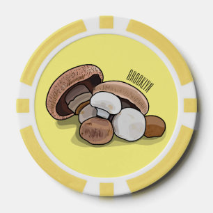 Lot De Jeton De Poker Illustration d'un champignon