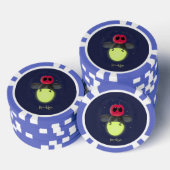 Lot De Jeton De Poker Illustration d'une luciole à éclair mignon (Empiler)