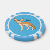 Lot De Jeton De Poker Illustration Fennec fox (Simple)