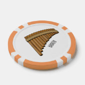 Lot De Jeton De Poker Illustration Pan flûte / panpipes (Simple)