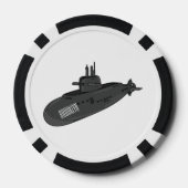 Lot De Jeton De Poker Illustration sous-marine (Verso)