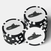 Lot De Jeton De Poker Illustration sous-marine (Empiler)