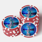 LOT DE JETON DE POKER INDÉPENDANCE (Empiler)