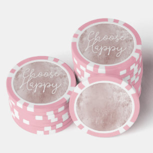 Lot De Jeton De Poker Inspirationnel Happy Chic Dusty Rose rose pâle