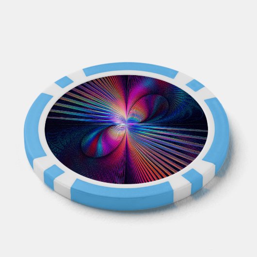 Lot De Jeton De Poker Iridescence structurelle (Simple)