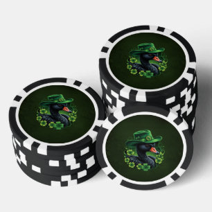 Lot De Jeton De Poker Irish Elegance, le cygne noir de St Patrick