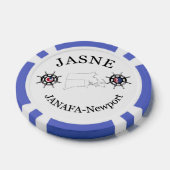Lot De Jeton De Poker JASNE-JANAFA Challenge Coin Poker Chip (Simple)