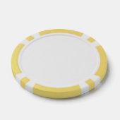 Lot De Jeton De Poker Jaune et blanc (Simple)
