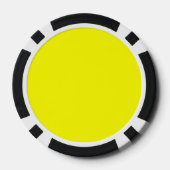 Lot De Jeton De Poker Jaune jaune (Verso)