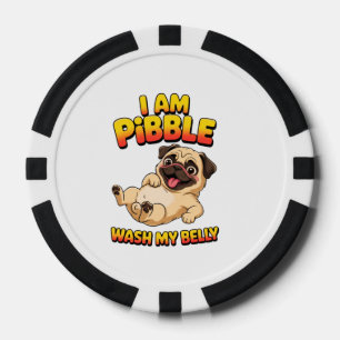 Lot De Jeton De Poker Je Suis Pibble Lavez Mon Ventre