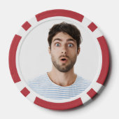 Lot De Jeton De Poker Jeu de mariage drôle avec deux photos personnalisé (Verso)