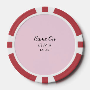 Lot De Jeton De Poker Jeu sur ajouter le nom du couple lieu de la fête d