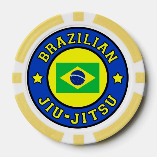 Lot De Jeton De Poker Jiu Jitsu (Recto)