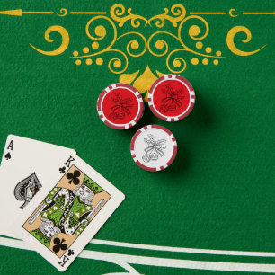 Lot De Jeton De Poker Joli carillon de Noël en ligne art