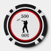 Lot De Jeton De Poker Joueur de trompettes (Verso)