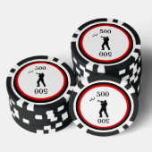 Lot De Jeton De Poker Joueur de trompettes (Empiler)