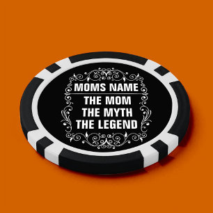Lot De Jeton De Poker Journée des mères personnalisées