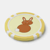 Lot De Jeton De Poker Joyeux Lapin de Pâques (Simple)