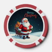 Lot De Jeton De Poker Joyeux Noël (Verso)