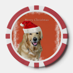 Lot De Jeton De Poker Joyeux Noël Chips de Poker Doggy