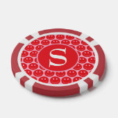 Lot De Jeton De Poker Joyeux visage (Simple)