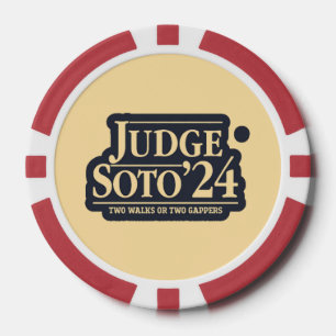 Lot De Jeton De Poker Juge Soto 24 - Dons Drôle pour les fans de basebal