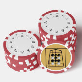 Lot De Jeton De Poker Kanji Clock (Empiler)
