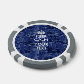 Lot De Jeton De Poker KEEP CALM personnalisé et votre texte (Simple)