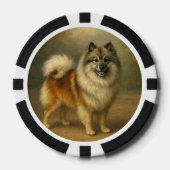 Lot De Jeton De Poker Keeshond (Recto)